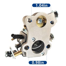 C1M-W26 530035589 Carburetor with Filter Tune-up Kit for Poulan P3314 P3314WS P3314WSA P3416 P3516PR P3816 P4018 P4018WM P4018WT P4018WTL PP3416 PP3516 PP3816 PP4018 PPB3416 PPB4018 Power Gas Chainsaw