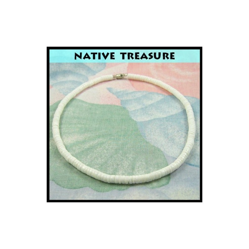 Native Treasure - 18" inch Mens and Womens Smooth White