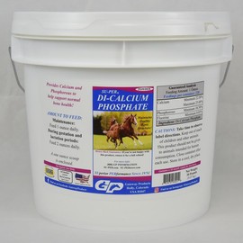 SU-PER Di-Calcium Phosphate Horse Minerals - Calcium & Phosphorus Support for Healthy Bone Structure - Powder Horse Feed Supplement t - 20 Pounds, 10 Month Supply