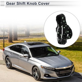 RATCHROLL Gear Shift Knob Cover Decoration Stick Shifting Handle Protector Fluorescent Black Fabric 1 Pc