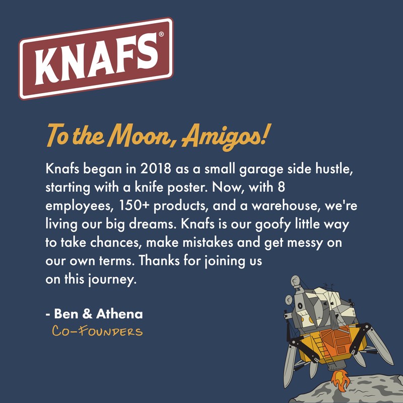Knafs - Tool Burrito Knife Maintenance Storage Pouch - Portable,