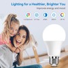 Neporal Full Spectrum Light Bulb, 6000K UV-Free Daylight Sunlight Light