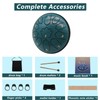 Rain Drum for Outside Garden, 6-Inch Steel Tongue Drum with