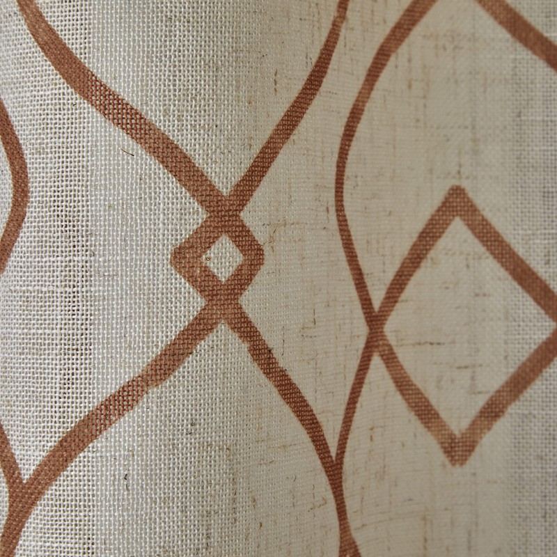 SKL Home by Saturday Knight Chainlink Window Curtain Panel,52x84,Spice