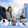 fghuim 2-Pack Airplane Travel Footrest Hammock,Portable Airplane Foot Hammock to