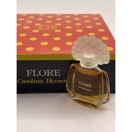 Carolina Herrera FLORE Mini By Carolina Herrera Eau de Parfum  .13 oz - VINTAGE Collectible *NEW