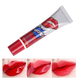 Waterproof Lip Gloss Lipstick Tattoo Colour Easy Peel Off Mask Tint Long Lasting Tattoo Lip Gloss Tear Pull Lipstick for Women - Lip Ploss