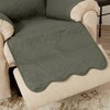 Great Bay Home Medallion Stitched Solid Furniture Protector Stain Resistant