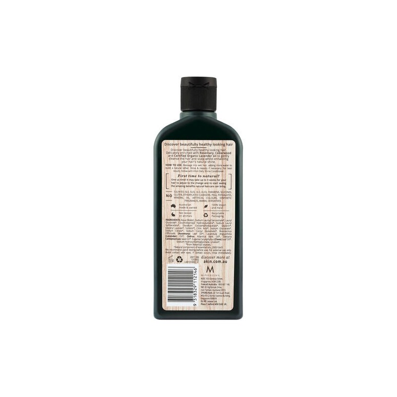 A'kin Daily Shine Rosemary Shampoo 225mL