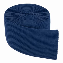 MECCANIXITY - Bandas elásticas para coser de 1 pulgada x 10 yardas, carrete elástico de punto gris, alta elasticidad para pelucas, cintura, pantalones, proyectos de manualidades