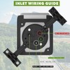 Leisure RV 125/250V 50 AMP Power Plug Twist Lock Inlet