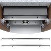Undermount Sink Brackets, Adjustable Stainless Steel Sink Installation Kit for