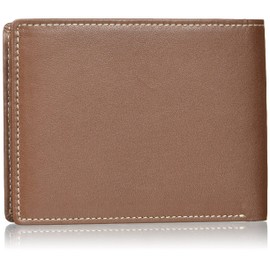 Perry Ellis Men's Portfolio Slim Bi-Fold with Contrast Stitch RFID Wallet, Lugg, One Size