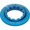 Wolf Tooth Centerlock Rotor Lockring-Internal Spline Blue, Inner Serration, 0.4