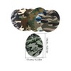 Clyhon 14 Pcs Iron-On Patches, Camouflage Oval Shape Fabric Patches