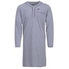 Henry Terre Men's Long-Sleeved Nightdress Plain Chest Pocket Button Down
