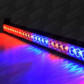 STVMotorsports Off-road Rear Chase LED Strobe Light Bar with Brake/Running Lights for Polaris RZR, Yamaha, Can-Am, UTV, Racing Vehicles (34 inch, RRBABARR)