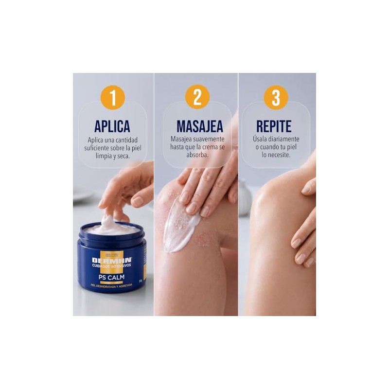 Derman PS Calm Crema Corporal │ Urea-D 10% + Ácido