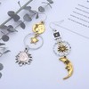 Xduargs Boho Lange Mond Stern Sonne Ohrringe Gold Sonnenaufgang Stern