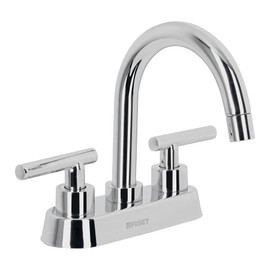 Foset Tubig TBM-62, Mezcladora para lavabo, tipo bar, manerales palanca, cromo
