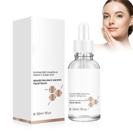 Hppsctink Glutathion-Serum, 30ml Glutathion-Gesichtsserum, Verbessert Mattigkeit, Aufhellung des Hauttones, Gesicht mit Feuchtigkeit versorgen, serum