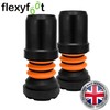 Flexyfoot Shock Absorbing Crutch Ferrules – All Sizes and Colours