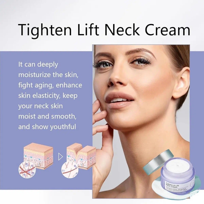 2x Neck Cream Tighten & Lift Firming, Neck Firming Cream