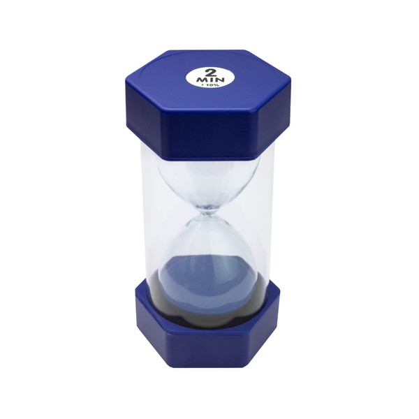 TeacherFav Kids 2 Minute Blue Sand Timer 16cm Sand Timer