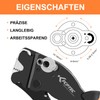 KF CPTEC Self-adjusting wire end ferrule pliers, 0.08-16 mm², square