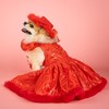 Doggy Parton Evening Star Gown - M, Red