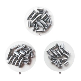 NC HAISDA Pocket Knives Backspacer Standoff Stop Pins, EDC Knife Pivot Pin Screw, Folding Knife Rivets Shaft Fasteners, Pack of 10 (C)