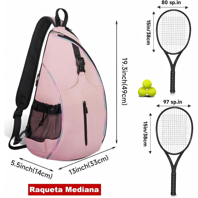 Ytonet Mochila Padel para Raquetas de Tenis, Hombre y Mujer