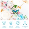SITAKE 140cm Diameter Round Tablecloth, Polyester Wipeable Circular Table Cover,
