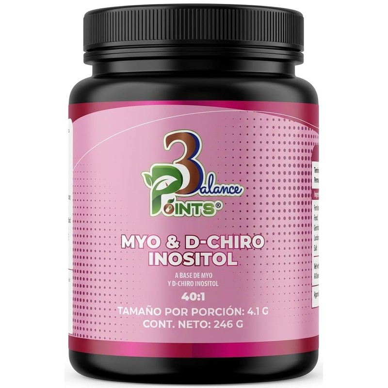 Inositol Myo & D-chiro 40:1, 3balancepoints, Ciclo Hormonal