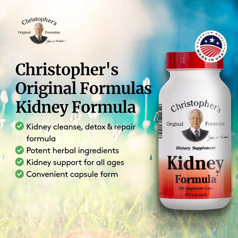 Christopher's Original Formulas Kidney Formula - Kidney Cleanse Detox &
