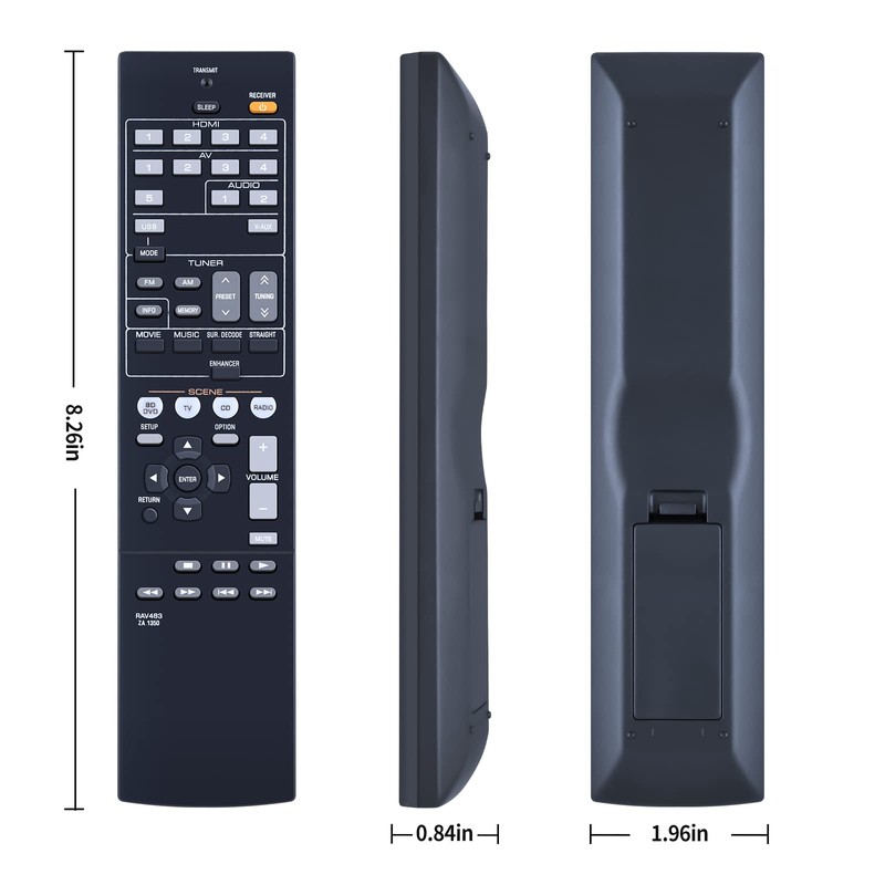 RAV463 Remote Control Replacement fit for Yamaha Home Theater AV