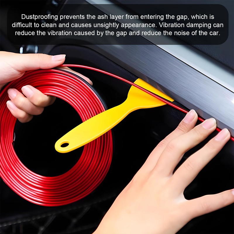 Yourkar Car Interior Trim Strips, 16.4ft Auto Decoration Styling Door