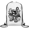 Cartoon Style Old Mechanic Sewing Machine Gym Sack Casual Drawstring