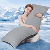 YZ HOME Cooling Body Pillow for Adults, Cold Touch Fabric,Blue