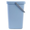 KADAX Waste Bin with Lid and Handle, Plastic Waste Bin,