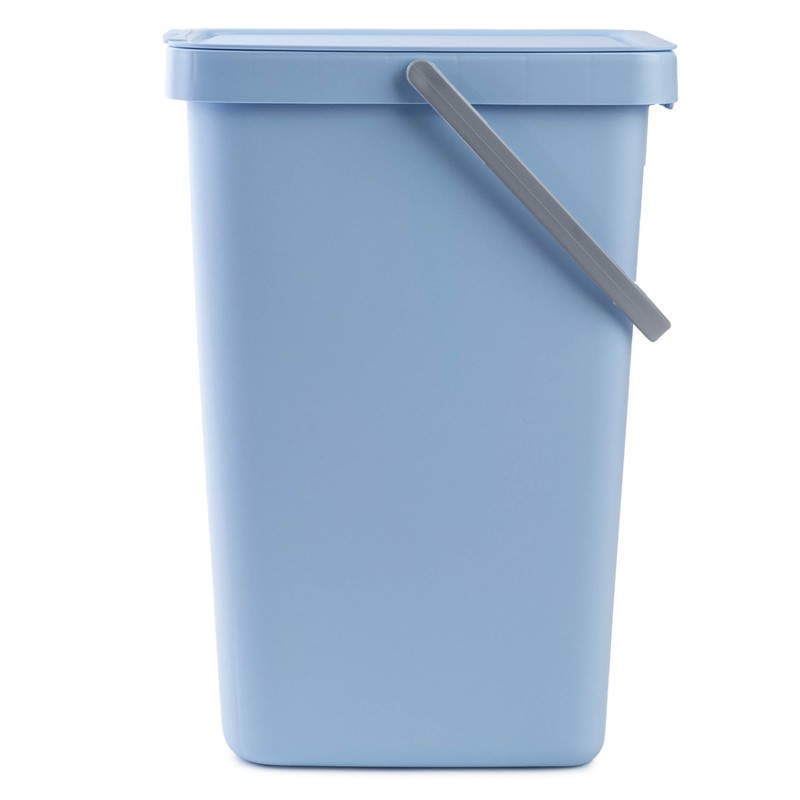 KADAX Waste Bin with Lid and Handle, Plastic Waste Bin,