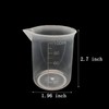 8 Pcs Epoxy Mixing Cups, 100ml/3.4oz Plastic Graduated Cup Clear