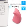 JieruiDeng Vertical Mouse, 2.4G Wireless Ergonomic Optical Mouse 800/1200 /1600