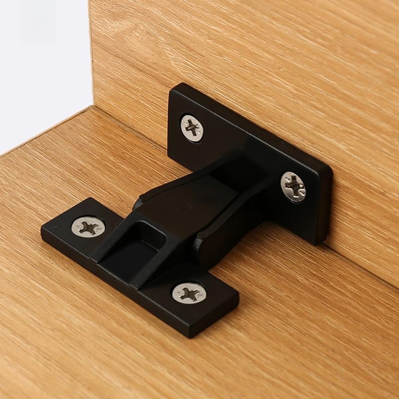 6PCS Heavy Duty Plinth Clips Kit With 24PCS Screw,Hidden Push-in