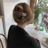 Matte wave hair clip scrunchie updo hair clip / 무광웨이브머리핀 곱창 머리끈 올림 머리 헤어 집게
