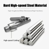 Akozon 5pcs M3-M8 Slotting Counterbore End Mill Cutter Solid Slot