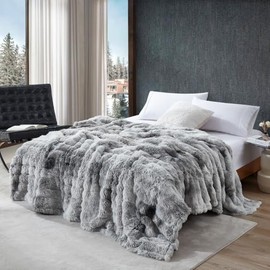 Coma Inducer Snowball Chunky Bunny King Blanket - Monsoon Gray