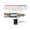 TEKTON 3/8 Inch Drive Spark Plug Socket Set, 3-Piece (5/8,
