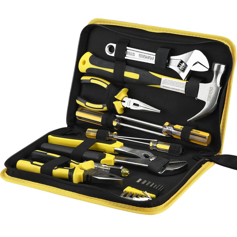 DOWELL Tool Set Tool Kit 19-Piece Household Tool Kit Set