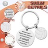 WATINC Coach Appreciation Keychain Gift Set, 4Pcs Sport Match Cheer